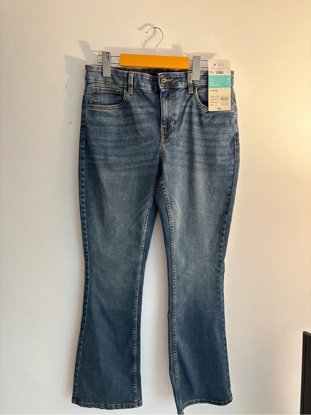 George Women's Blue Flare Jeans